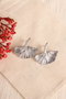 Heliophilia Silver Pendientes de Plata Plateados